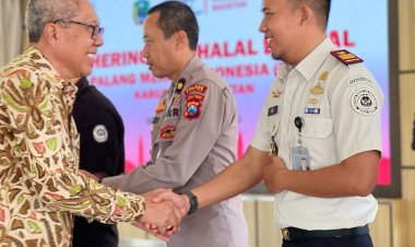 Karutan Magetan Hadir dalam Halal Bihalal PMI, Dukung Kegiatan Kemanusiaan